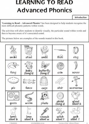 Learning to Read – Advanced Phonics