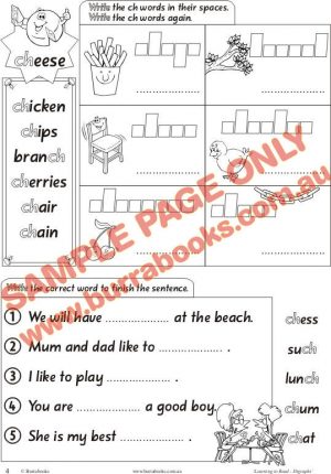 Learning to Read – Digraphs