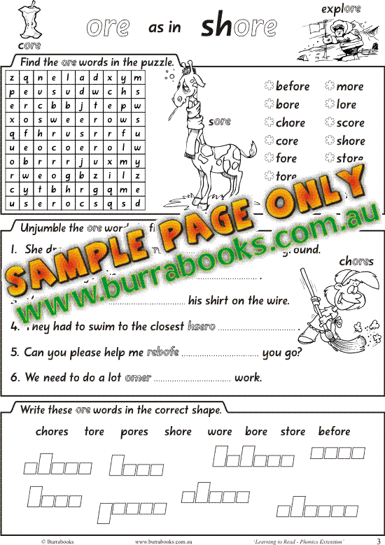 Learning to Read – Phonics Extension
