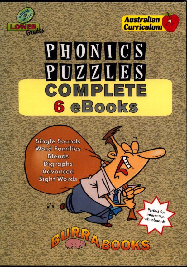 Phonics Puzzles - Complete 6 Books - Book on CD-0