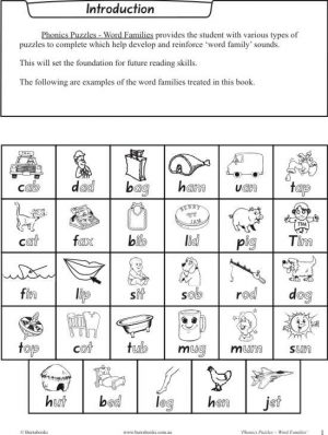 Phonics Puzzles – Word Families