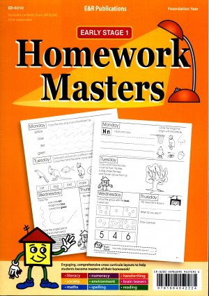 Homework Masters- Early Stage 1 Foundation Year-41603