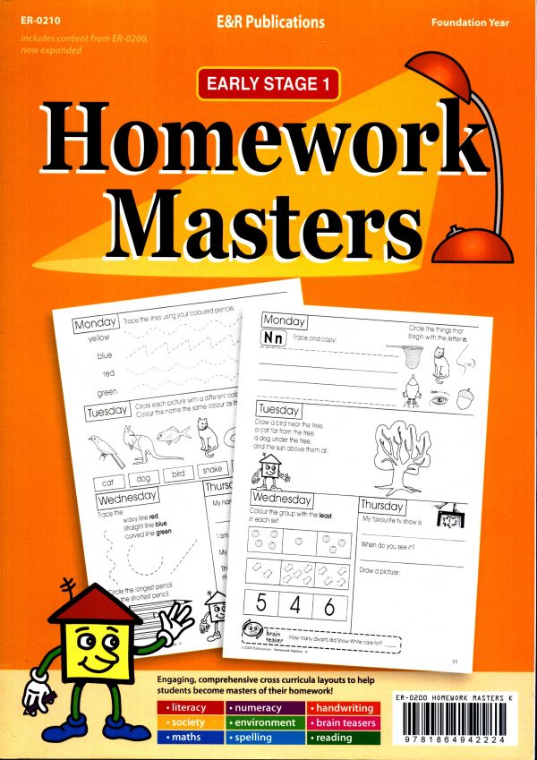 Homework Masters- Early Stage 1 Foundation Year-0