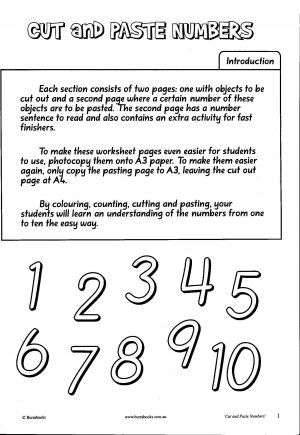 Cut and Paste Numbers-41978